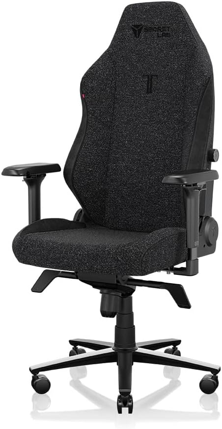 Secretlab Titan Evo 2022 Black3 Gaming Chair - Reclining - Ergonomic & Comfortable Computer Chair with 4D Armrests - Magnetic Head Pillow & 4-Way Lumbar Support - Small - Black - Fabric