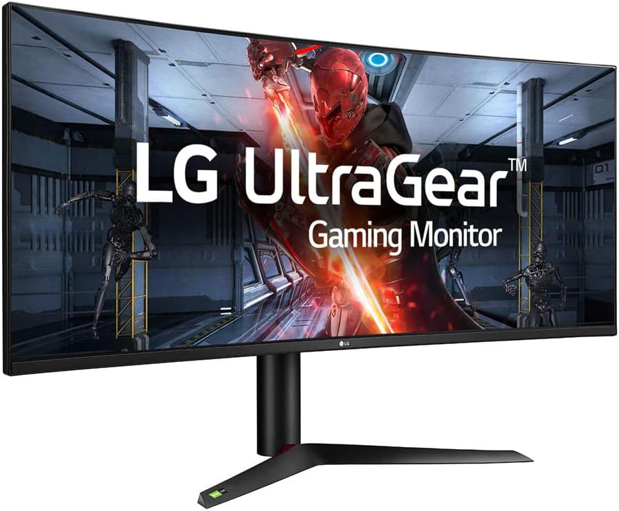 LG 38GL950G-B 38-inch QHD Ultrawide 1440p UltraGear Nano IPS Curved Gaming Monitor with 144HZ Refresh Rate and NVIDIA G-SYNC, Black