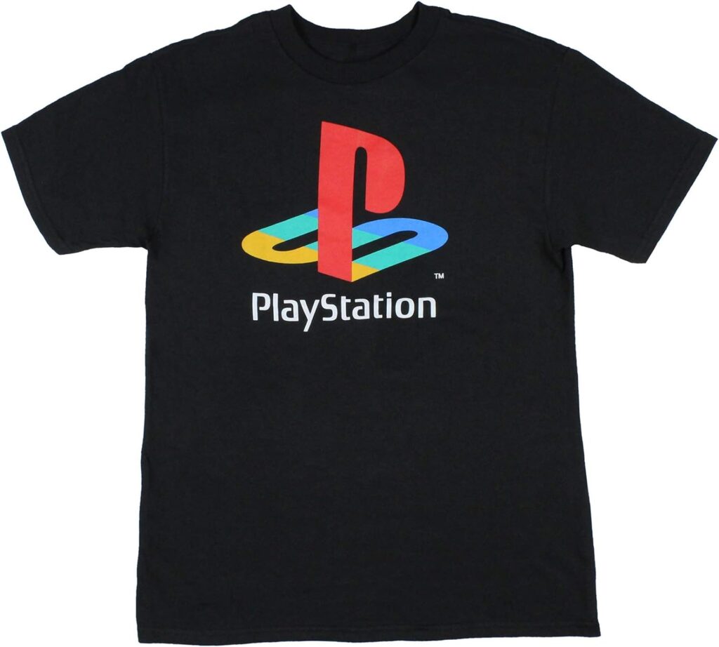 Sony Playstation Boys' Classic Logo Short Sleeve T-Shirt