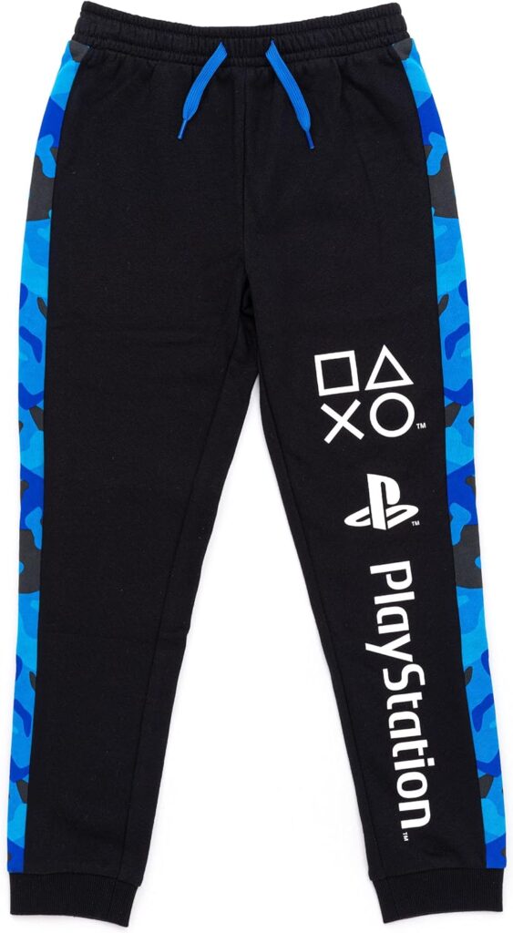 Playstation Lounge Pants Boys Black Game Console Pajamas Pants Joggers Pjs