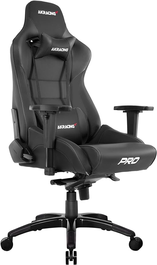 AKRacing Masters Series Pro Luxury XL Gaming Chair, adjustable, BLACK