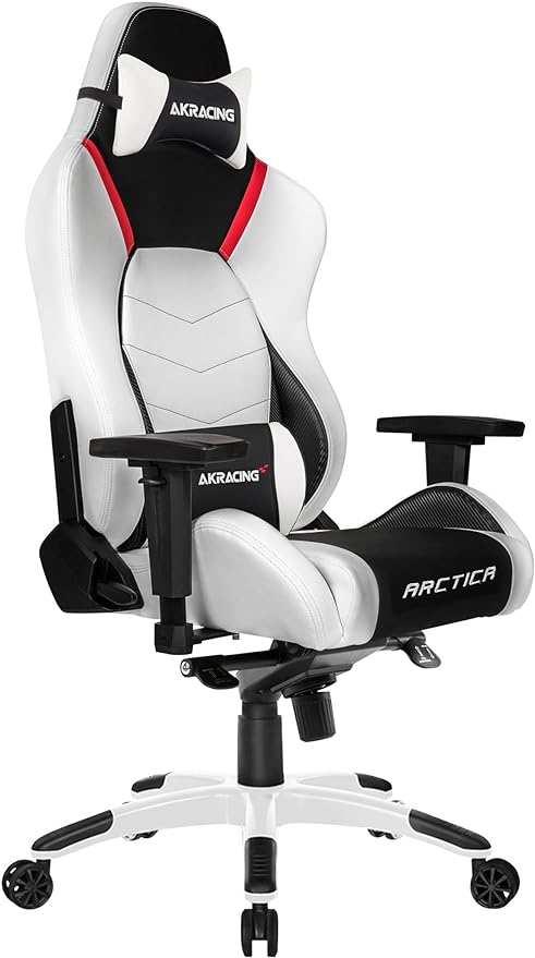 AKRacing Masters Series Premium Gaming Chair with High Backrest, Recliner, Swivel, Tilt, Rocker and Seat Height Adjustment Mechanisms with 5/10 Warranty