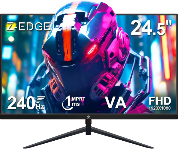 Gaming Monitor, Z-Edge UG25I FHD 1920x1080 240Hz Gaming Monitor.