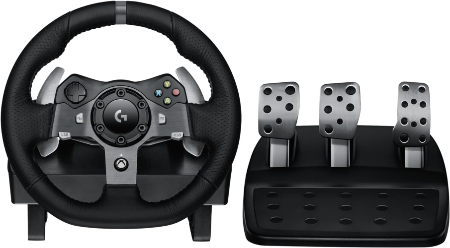 Logitech G920 Driving Force Racing Wheel and Floor Pedals The Best Racing Game Steering Wheels in 2024