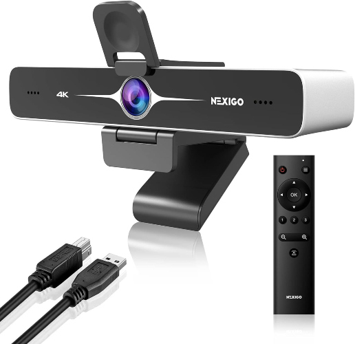 NexiGo Zoom Certified, N970P 4K Webcam