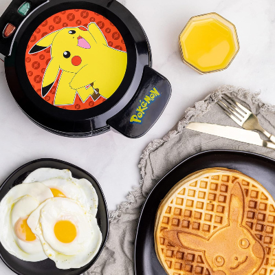 Pokemon Waffle Maker - Make Pikachu Waffles