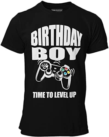 Boys Short Sleeve T-Shirt Birthday -Video Gamer|Sizes S-XL 