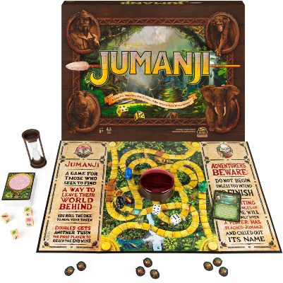 Jumanji The Game, The Classic Scary Adventure Family Board Game