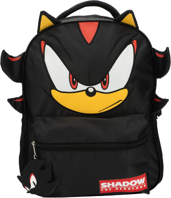 Sonic The Hedgehog Backpack for Boys & Girls, Shadow 16 Inch Schoolbag