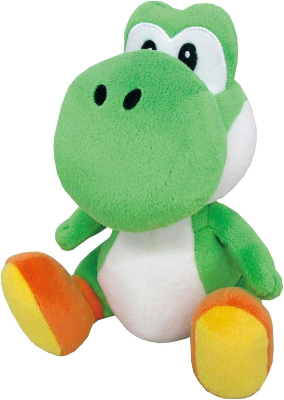 Super Mario All Star Collection 1416 Yoshi Stuffed Plush, 8 inches